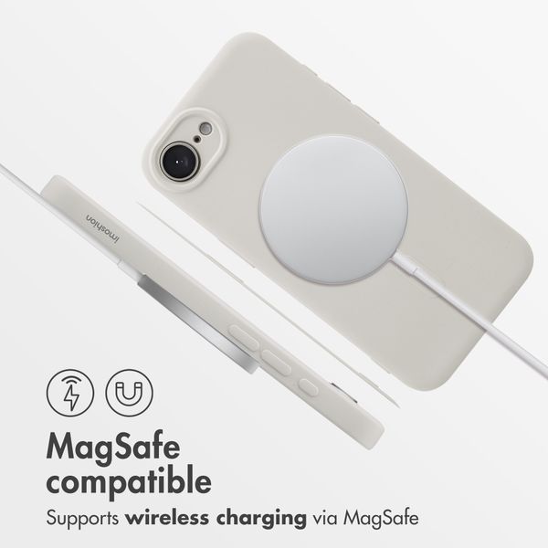 imoshion Colour Back Cover with MagSafe Apple iPhone 17e / 16e - Beige
