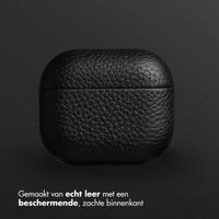 Accezz Echt Leren Case AirPods 3 - Zwart