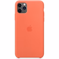 Apple Silicone Backcover Apple iPhone 11 Pro Max - Clementine Orange