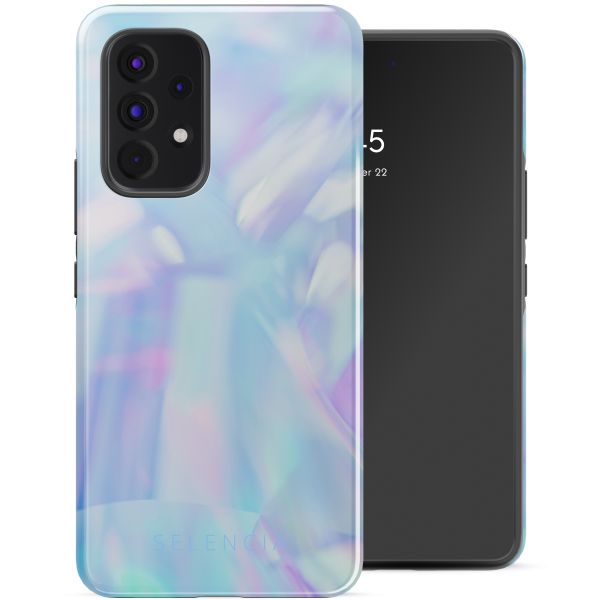 Selencia Vivid Backcover Samsung Galaxy A53 - Holographic Blue Dream