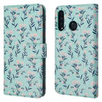 imoshion Design Bookcase Huawei P30 Lite - Blue Flowers