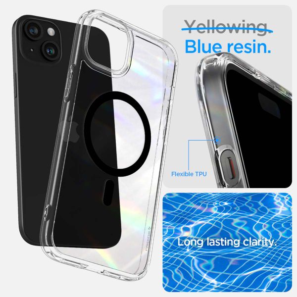 Spigen Ultra Hybrid Backcover MagSafe Apple iPhone 15 - Zwart