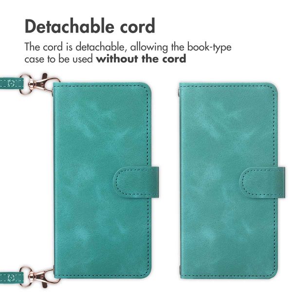imoshion Bookcase with Strap Apple iPhone SE (2022 / 2020) / 8 / 7 - Turquoise