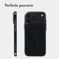 Accezz Lite Backcover met MagSafe | Fluted | Apple iPhone 18 Pro Max / 17 Pro Max - Zwart