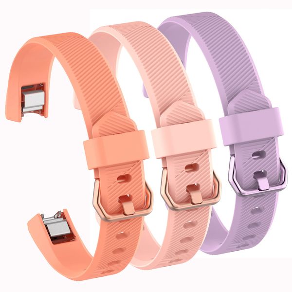 imoshion Siliconen bandje Multipack voor Fitbit Alta (HR) - Roze / Oranje / Paars
