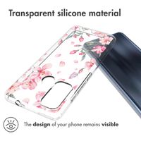 imoshion Design hoesje Motorola Moto G60 - Bloem - Roze