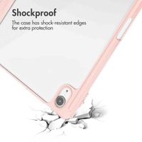 imoshion Trifold Hard Case Book Cover Apple iPad Air 11 inch (2026) M4 / (2025) M3 / (2024) M2 / Air 5 (2022) / Air 4 (2020) - Pink
