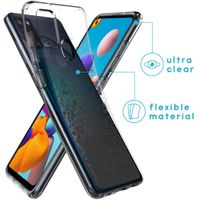 imoshion Design hoesje Samsung Galaxy A21s - Spetters - Zwart