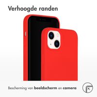 Accezz Liquid Silicone Backcover met MagSafe iPhone 14 Plus - Rood