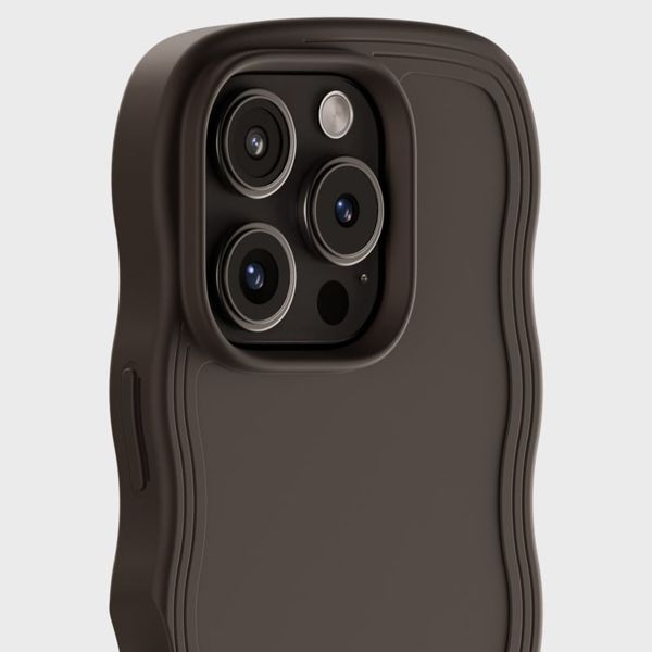 Holdit Wavy Case Apple iPhone 16 Pro Max - Chocolate