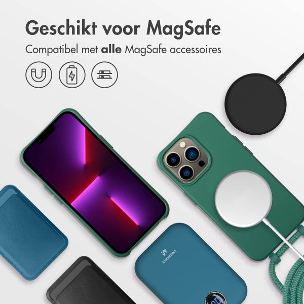 imoshion Color Backcover met afneembaar koord MagSafe Apple iPhone 13 Pro - Donkergroen