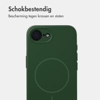 Accezz Grip Backcover met MagSafe Apple iPhone 17e / 16e - Donkergroen