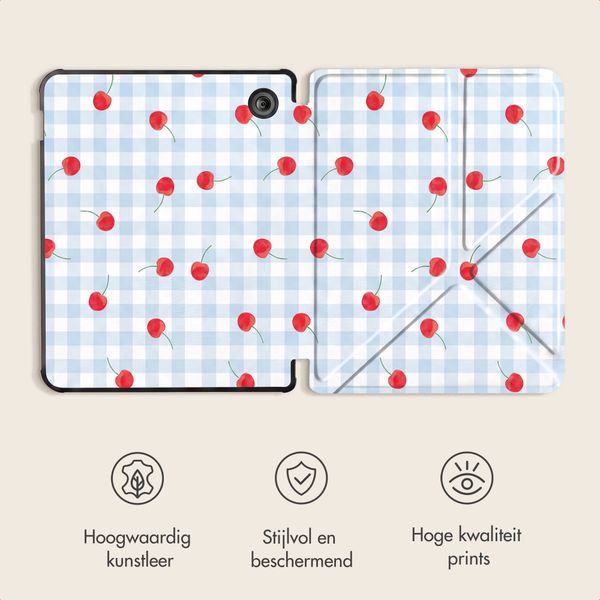 imoshion Design Vouwbare Bookcase Kobo Libra Colour - Cherry Check