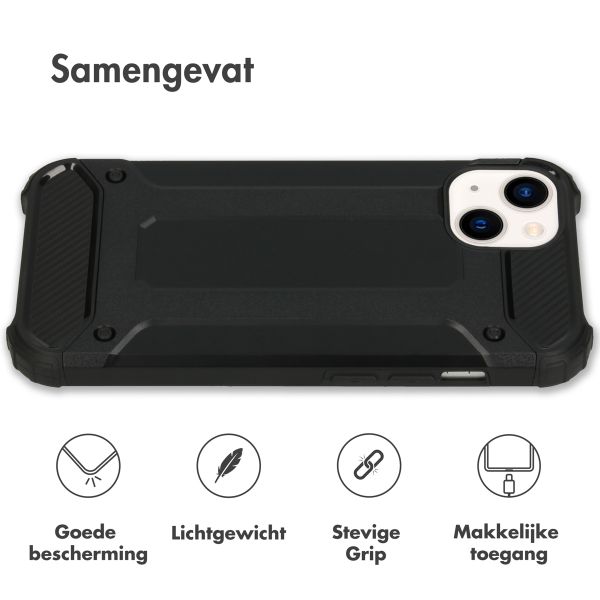 imoshion Rugged Xtreme Backcover iPhone 14 - Zwart