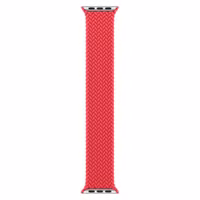 Apple Gevlochten solobandje Apple Watch | 38/40/41/42 mm - Maat 9 - (PRODUCT)RED