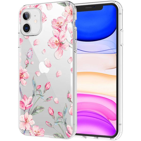 imoshion Design hoesje iPhone 11 - Bloem - Roze