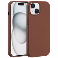 Accezz Liquid Silicone Backcover met MagSafe Apple iPhone 15 - New Tea Brown