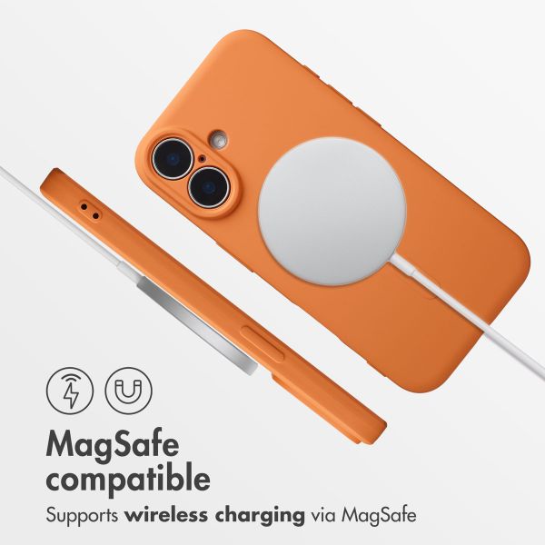 imoshion Colour Back Cover with MagSafe Apple iPhone 16 - Orange