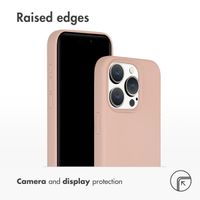 Accezz Liquid Silicone Back Cover Apple iPhone 15 Pro - Pink