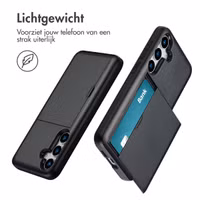 imoshion Backcover met pasjeshouder Samsung Galaxy S25 Plus - Zwart