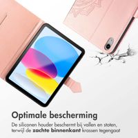 imoshion Mandala Bookcase Apple iPad Air 11 inch (2025) M3 / (2024) M2 / Air 5 (2022) / Air 4 (2020) - Rose Gold