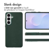 Accezz MagSafe Leather Backcover Samsung Galaxy S26 Plus - Cedar Green