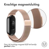 imoshion Milanees magnetisch bandje Xiaomi Smart Band 8 / 9 - Rosé Goud