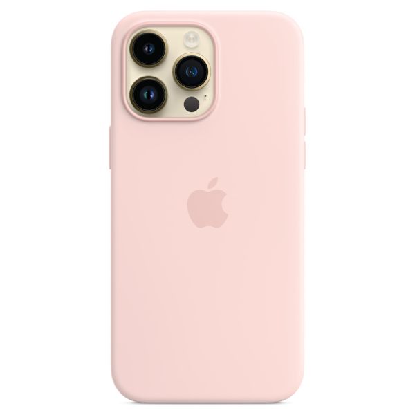 Apple Silicone Back Cover with MagSafe Apple iPhone 14 Pro Max - Chalk Pink