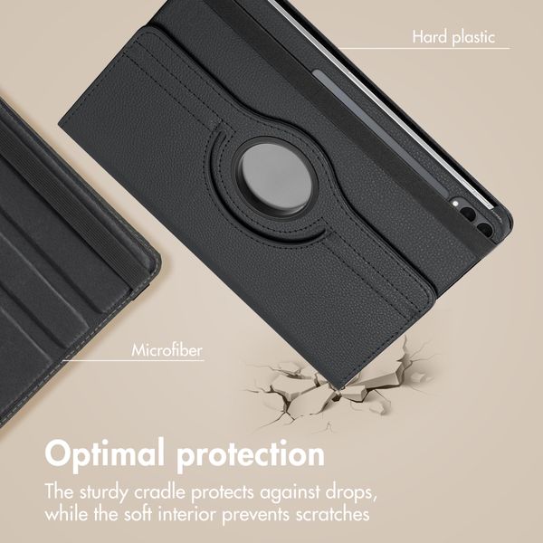 imoshion 360° Rotating Case Samsung Galaxy Tab S11 / S12 Ultra - Black