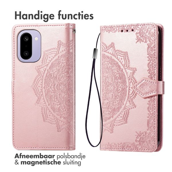 imoshion Mandala Bookcase OnePlus 15R - Rosé Goud