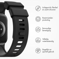 imoshion Siliconen bandje Xiaomi Smart Band 9 / 8 Pro / Redmi Watch 6 / 5 / 4 - Zwart