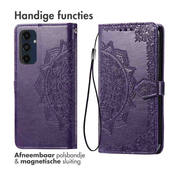 imoshion Mandala Bookcase Samsung Galaxy A16 - Paars