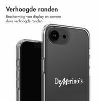 Clear Backcover Apple iPhone 17e / 16e - De Merino's