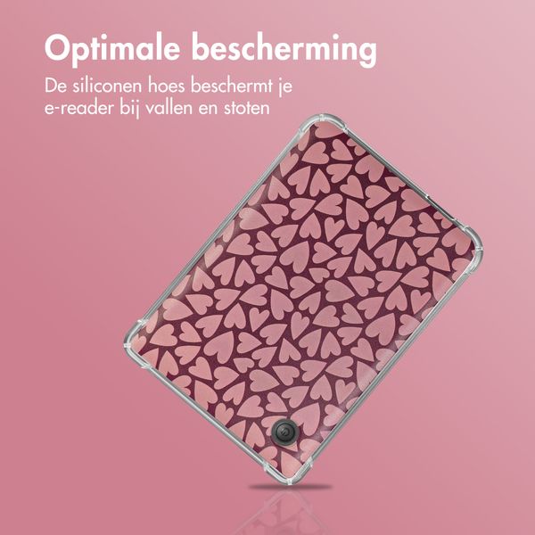 imoshion Design Clear Backcover Kobo Clara Colour / Clara BW - Hearty Blush