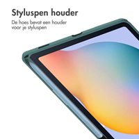 imoshion Trifold Hardcase Bookcase Samsung Galaxy Tab S6 Lite (2020/2022/2024) - Groen