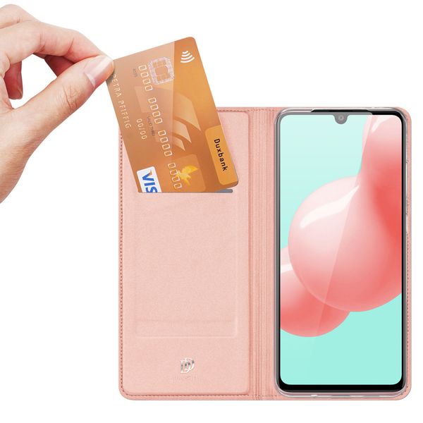 Dux Ducis Slim Softcase Bookcase Samsung Galaxy A41 - Rosé Goud