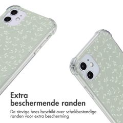 imoshion Design hoesje met koord Apple iPhone 11 - Smoke Green Flowers