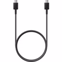 Samsung Originele USB-C naar USB-C kabel - 1.8 meter - 25 Watt + Originele Fast Charging Adapter USB-C Oplader - 25 Watt - Zwart