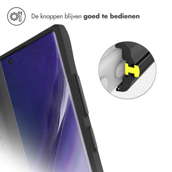 imoshion Rugged Hybrid Case Samsung Galaxy S23 Ultra - Zwart