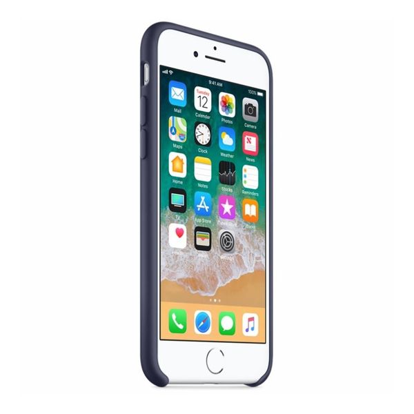 Apple Silicone Backcover Apple iPhone SE (2022 / 2020) / 8 / 7 - Midnight Blue