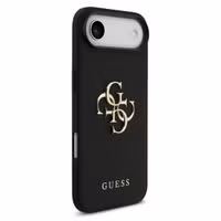 Guess Big 4G Logo Backcover Grained Apple iPhone Air - Zwart