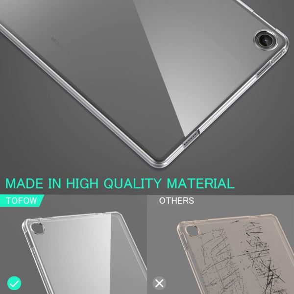 Softcase Backcover Lenovo Tab M10 Plus (3rd gen) - Transparant