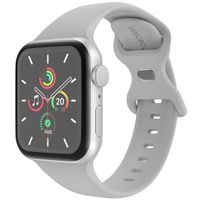 imoshion Siliconen⁺ bandje Apple Watch Series 1 t/m 9 / SE (38/40/41 mm) | Series 10 (42 mm) - Fog - Maat S/M