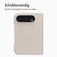 Accezz Liquid Silicone Backcover met MagSafe Apple iPhone Duo - Stone