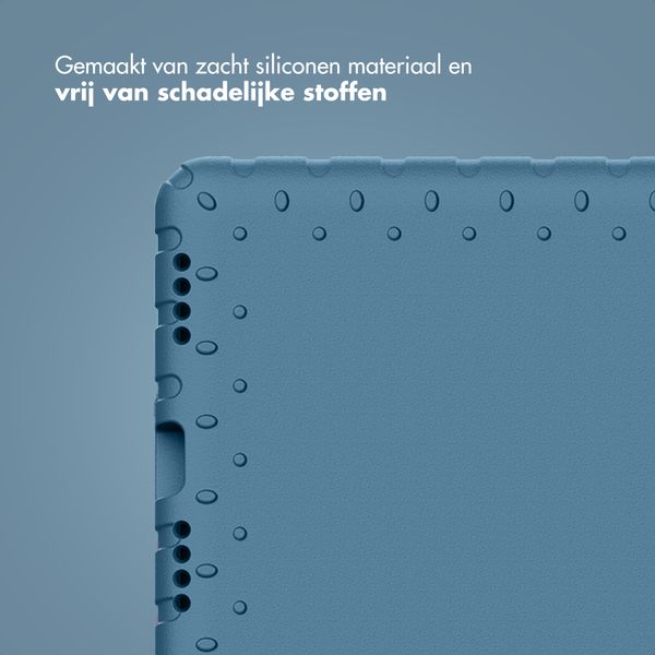 imoshion Kidsproof Backcover met handvat Apple iPad 11 (2025) 11 inch A16 / iPad 10 (2022) 10.9 inch - Donkerblauw
