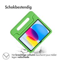 imoshion Kidsproof Backcover met handvat iPad 11 (2025) 11 inch / iPad 10 (2022) 10.9 inch - Groen