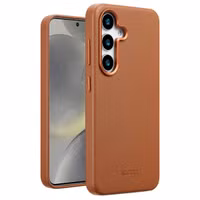 Accezz MagSafe Leather Backcover Samsung Galaxy S25 - Sienna Brown