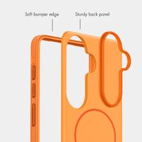 imoshion Colour Back Cover with Thin MagSafe Ring Samsung Galaxy S26 - Orange