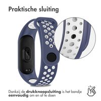 imoshion Siliconen sport bandje Xiaomi Mi Band 7 - Blauw / Wit