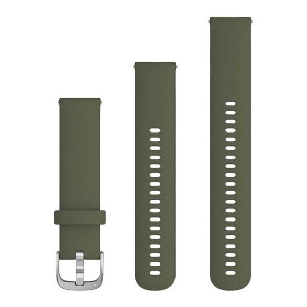 Garmin Siliconen bandje  - Garmin 20 mm aansluiting - Moss Green